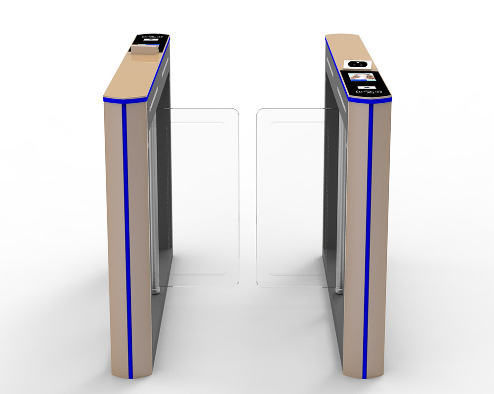 High Speed Sliding Turnstile Gate With Built in Camera & Android 8 inch ...