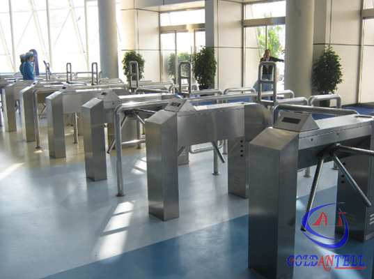 Qr Code Barcode Waist Height Turnstile For Stadium/Gym/Cinema/Scenic Area