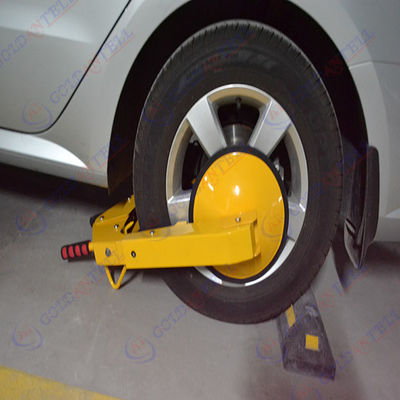 Weather Resistant Passenger Car Wheel Clamps Lock With Adjustable Unique Keys