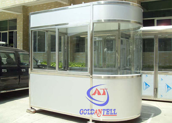 Easy Assembly Security Portable Sentry Box For Parking System , Color Steel
