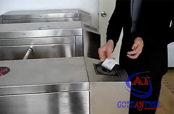 Flexible Fast Pass Speed For RFID Card / wristband Control Sytem With Automatic Barrier Turnstile