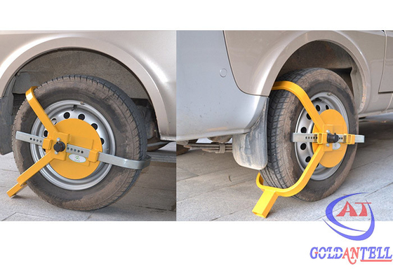 Double thorn needle 10 Inch Car Wheel Clamp for trailers , A3 Steel Material