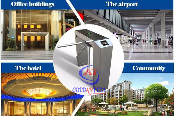 Access Control Turnstile For Office Building / Hotel / Airport / Community