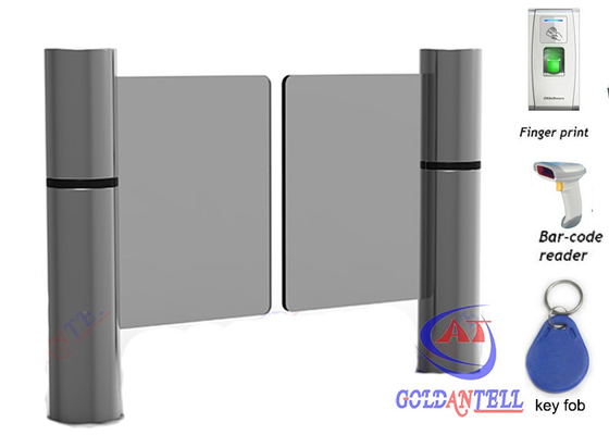IR Sensor Intelligent Control Swing Barrier Gate , Half Height automatic systems turnstiles