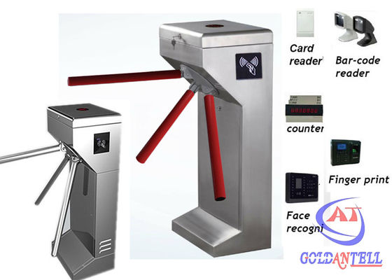 Waist Height Automatic Rotate Tripod Turnstile Gate In Supermarket Access Control
