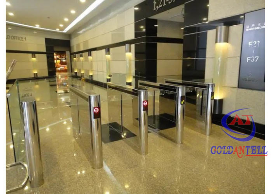 High Security RFID Access Control Turnstile Gym Speed Gate Turnstile With One Drop Rod