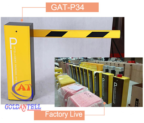 Stainless Steel Electronic Entrance automatic vehicle barrier With 4m Straight Arm