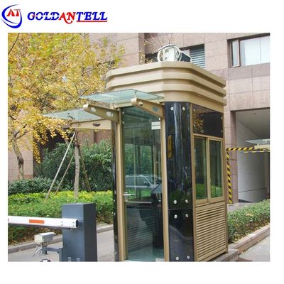 1500x2400mm Or Customized Security Guard Booth Earthquake Proof Grade 8.3 Gross Weight 320KG to 550KG Depend On Size