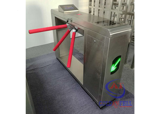 Smart QR Code Scanner RFID Tripod Turnstile Gate with Automatic Drop Arm Access Control System for Subway Station and Canteen Entrance