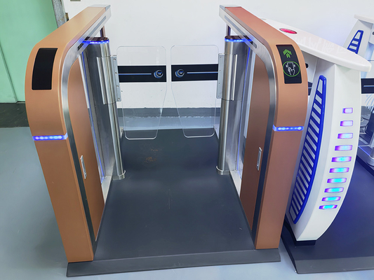 Automatic Entry Fast Speed Gate Turnstile RS485 35-40 Person / Minute for Office Building Public Place