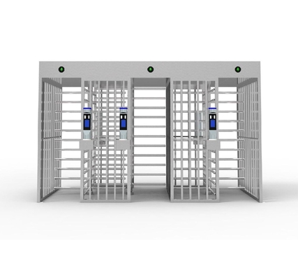Bar Code / Bimetric Full Height Door All In One System Indoor Entrance Gate RS485