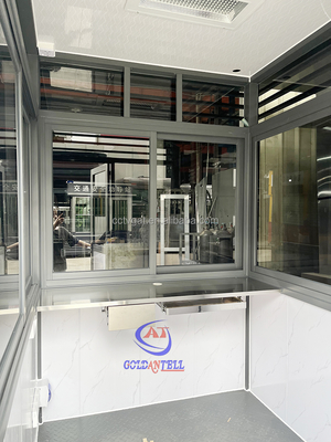 Outdoor Movable Security Guard Booth Stainless Steel Waterproof