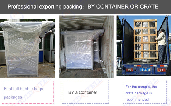 Outdoor Movable Security Guard Booth Stainless Steel Waterproof