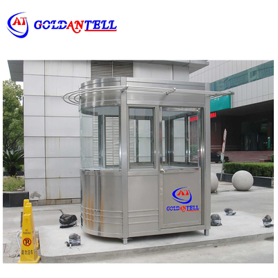 20 Years Use Time Stainless Steel Parking Booth Customized Size Heat Insulation Enviroment Friendly