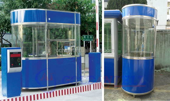 Custom Stainless Steel Security Cabin Prefab Outdoor Guard Booth
