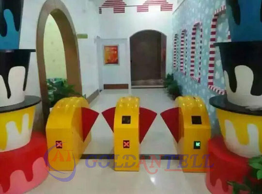 Biometric Swing Barrier Gate 0.6s Speed 40 Persons/Min