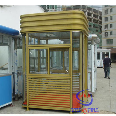 Modern Steel Security Guard House 1800x1800x2500mm Waterproof Customizable