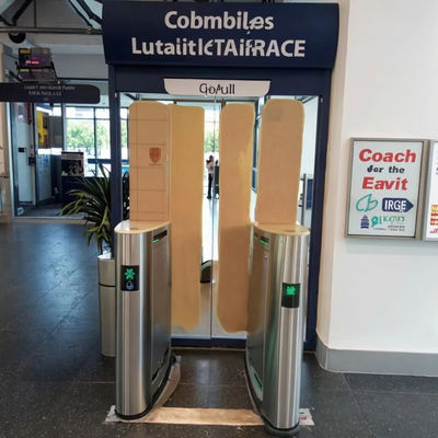 Stainless Steel Speed Gate Turnstile with RFID 0.2s Barrier Time