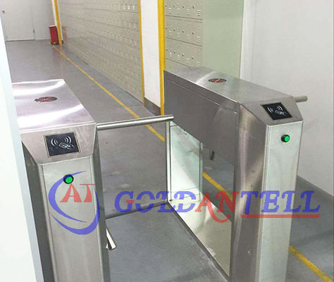 304 Stainless Steel Turnstile Access Control with 0.4s Barrier Open/Close Time and RS485 Communication for 30-40 Persons/Min