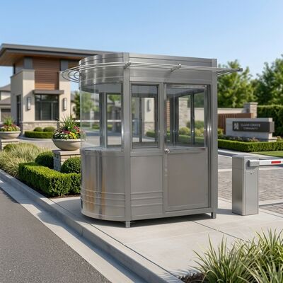 Earthquake Proof Grade 8.3 Modern Portable Security Booth Featuring Lifetime More Than 15 Years Suitable for Rapid Deployment and Long Term