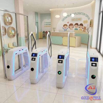 Child-friendly Swing Turnstile Visible Safety Light Curtain Youth Access Barrier for Early Education Center and Daycare CE
