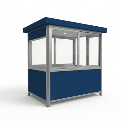 Suitable For Outdoor Security Posts Security Guard House With Roof Material High Steel Plate Approximately 200 500 Kg Depending On Size Material