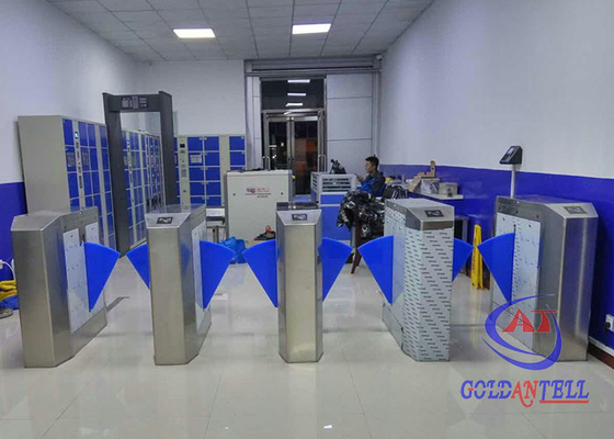 Walk Through Metal Detector Security Gate 600mm Width With Temperature Check