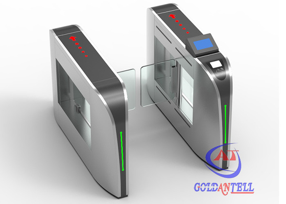 SS304 Motorized Turnstile Barrier Gate With Barcode