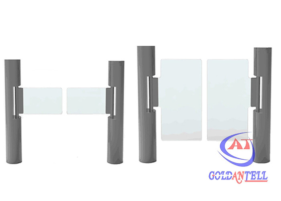 Anti Tailgating SS316 Cylindrical Swing Turnstile RS485