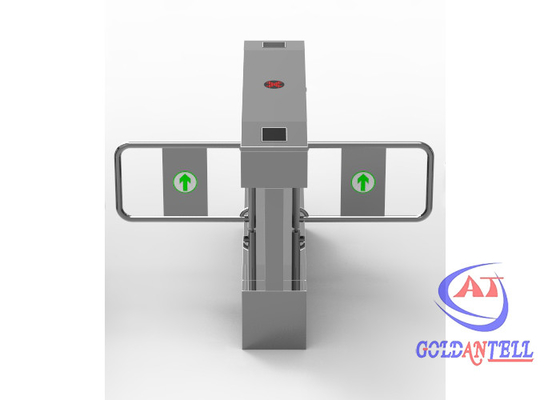 Anti Pinch ESD Turnstile Gate System Double Channel Stainless Steel ESD Wristband Test