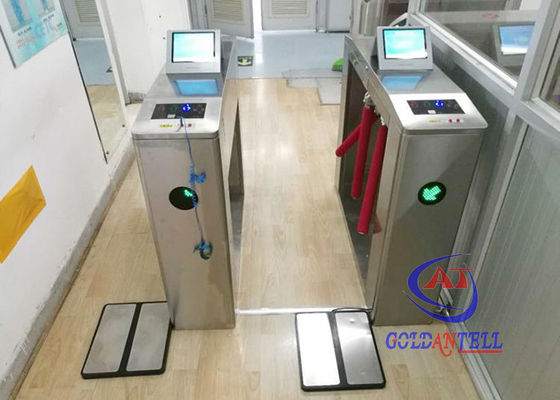 ESD Turnstile System With Builit in 8 Inch Computer Source Human Body Statics Human Boday ESD Turnstile
