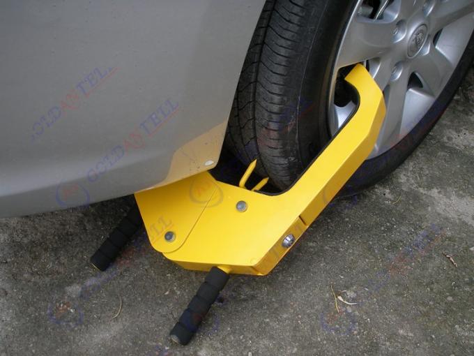 A3 Steel Security Vehicle Wheel Clamp , Car Wheel Lock For Width 18