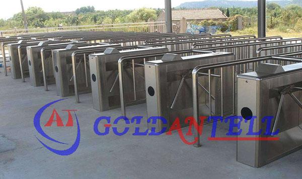 Smart Card Face Recognition Tripod Turnstile Gate System