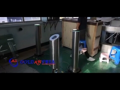 GAT-620 QR code opened pillar style swing turnstile