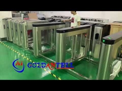 GAT-686 swing turnstile with dual fingerprinter card reader