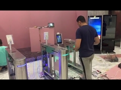 GAT-660 RFID CARD READER Swing Barrier Gate With face reader