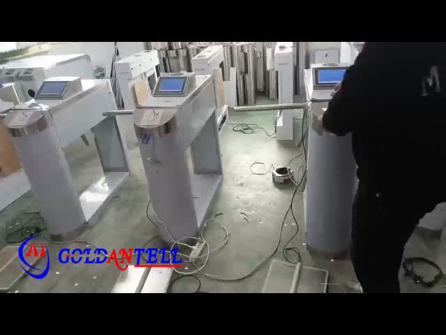 Smart Turnstile System Access Control NFC RFID Card Reader Barrier Gate For Toilets