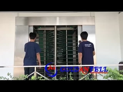 GAT-503 Double Channel Full Height Turnstile With Fingerprint Reader System