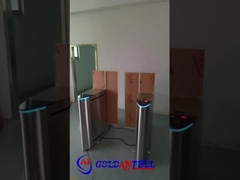 GAT-632 High Security Stainless Steel Sliding Barrier Gate Security Door Mechanism Fingerprint