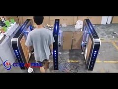Modern Design Waterpark Security Pedestrian Turnstile Gate Anti-Tailing 