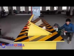 Red Led Traffic Light Automatically Hydraulic Road Blocker With Rising Vehicle Blocker