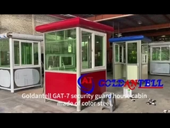 Long Life Outdoor Security Guard Booth For Ticket Office Parking Lot Sentry Post