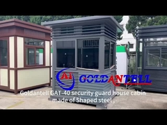 Hot Competitive Cost High Standard Elegant Security Cabin Design for Guard Shaped Steel