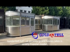 20 Years Use Time Stainless Steel Parking Booth Customized Size Heat Insulation 