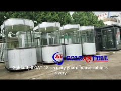 Prefabricated Stinaless Steel Sentry House , Low Cost Modular Guard House