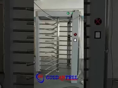 GAT-512 QR Code Full Height Turnstile Fingerprint Scanner Automatic One Channel