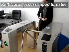 GAT-305 Outside Waterproof Entrance Control Turnstile Gate With NFC Reader