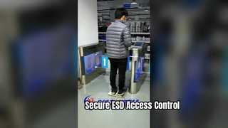 Swing Turnstile Gate  ESD Wristband Tester